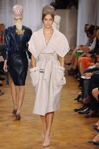 Lingerie Collections from Nina Ricci for Spring 2012 in blank bright colors pajamas